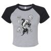 Women's Micro Rib Raglan Baby Tee Thumbnail