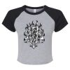 Women's Micro Rib Raglan Baby Tee Thumbnail