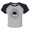 Women's Micro Rib Raglan Baby Tee Thumbnail