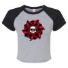 Women's Micro Rib Raglan Baby Tee Thumbnail