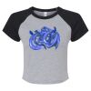 Women's Micro Rib Raglan Baby Tee Thumbnail