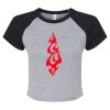 Women's Micro Rib Raglan Baby Tee Thumbnail