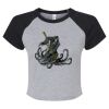 Women's Micro Rib Raglan Baby Tee Thumbnail
