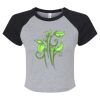 Women's Micro Rib Raglan Baby Tee Thumbnail