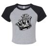 Women's Micro Rib Raglan Baby Tee Thumbnail