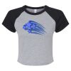 Women's Micro Rib Raglan Baby Tee Thumbnail