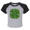 Women's Micro Rib Raglan Baby Tee Thumbnail