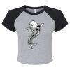 Women's Micro Rib Raglan Baby Tee Thumbnail
