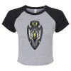 Women's Micro Rib Raglan Baby Tee Thumbnail