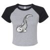 Women's Micro Rib Raglan Baby Tee Thumbnail
