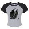 Women's Micro Rib Raglan Baby Tee Thumbnail