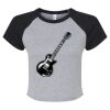 Women's Micro Rib Raglan Baby Tee Thumbnail