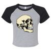 Women's Micro Rib Raglan Baby Tee Thumbnail