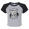 Women's Micro Rib Raglan Baby Tee Thumbnail