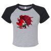 Women's Micro Rib Raglan Baby Tee Thumbnail