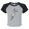 Women's Micro Rib Raglan Baby Tee Thumbnail