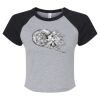 Women's Micro Rib Raglan Baby Tee Thumbnail