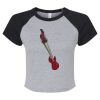 Women's Micro Rib Raglan Baby Tee Thumbnail