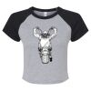 Women's Micro Rib Raglan Baby Tee Thumbnail
