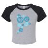 Women's Micro Rib Raglan Baby Tee Thumbnail