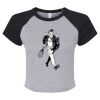 Women's Micro Rib Raglan Baby Tee Thumbnail