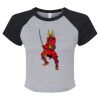 Women's Micro Rib Raglan Baby Tee Thumbnail