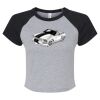 Women's Micro Rib Raglan Baby Tee Thumbnail