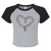 Women's Micro Rib Raglan Baby Tee Thumbnail
