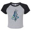 Women's Micro Rib Raglan Baby Tee Thumbnail