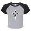 Women's Micro Rib Raglan Baby Tee Thumbnail