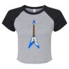 Women's Micro Rib Raglan Baby Tee Thumbnail