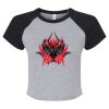 Women's Micro Rib Raglan Baby Tee Thumbnail