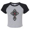 Women's Micro Rib Raglan Baby Tee Thumbnail