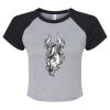 Women's Micro Rib Raglan Baby Tee Thumbnail