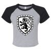 Women's Micro Rib Raglan Baby Tee Thumbnail