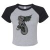 Women's Micro Rib Raglan Baby Tee Thumbnail