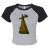 Women's Micro Rib Raglan Baby Tee Thumbnail