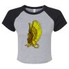 Women's Micro Rib Raglan Baby Tee Thumbnail
