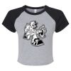 Women's Micro Rib Raglan Baby Tee Thumbnail