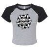 Women's Micro Rib Raglan Baby Tee Thumbnail