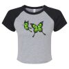 Women's Micro Rib Raglan Baby Tee Thumbnail