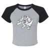 Women's Micro Rib Raglan Baby Tee Thumbnail