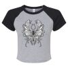 Women's Micro Rib Raglan Baby Tee Thumbnail