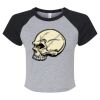 Women's Micro Rib Raglan Baby Tee Thumbnail
