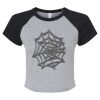 Women's Micro Rib Raglan Baby Tee Thumbnail