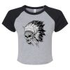 Women's Micro Rib Raglan Baby Tee Thumbnail