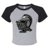 Women's Micro Rib Raglan Baby Tee Thumbnail