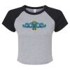 Women's Micro Rib Raglan Baby Tee Thumbnail