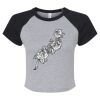 Women's Micro Rib Raglan Baby Tee Thumbnail