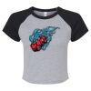 Women's Micro Rib Raglan Baby Tee Thumbnail